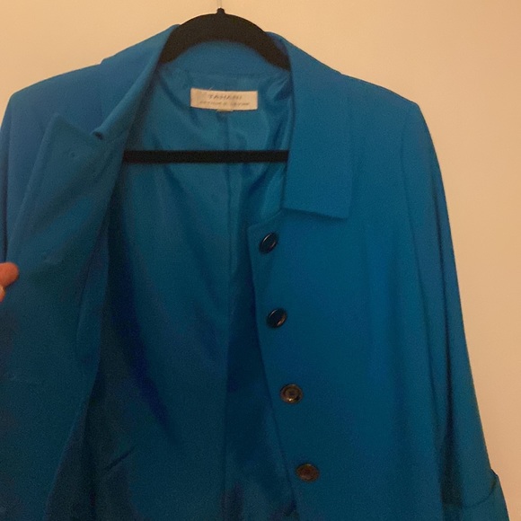 Tahari ASL Women’s Petite Folded Three-Fourths Sleeves Jacket/ Blazer - Picture 5 of 5